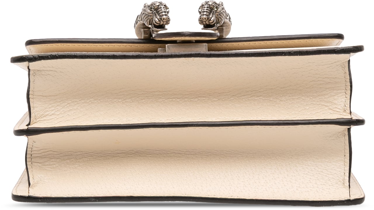 Gucci Mini Leather Bamboo Dionysus Web Satchel Wit