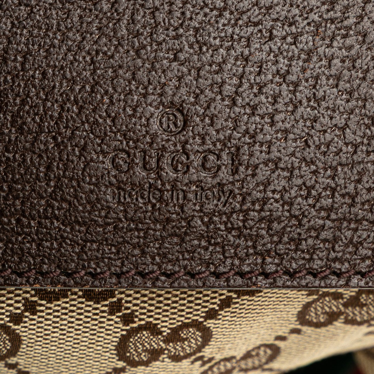 Gucci GG Canvas Web Double Pocket Belt Bag Bruin