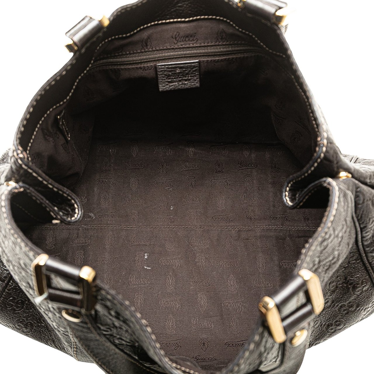 Gucci Guccissima New Ladies Tote Bruin