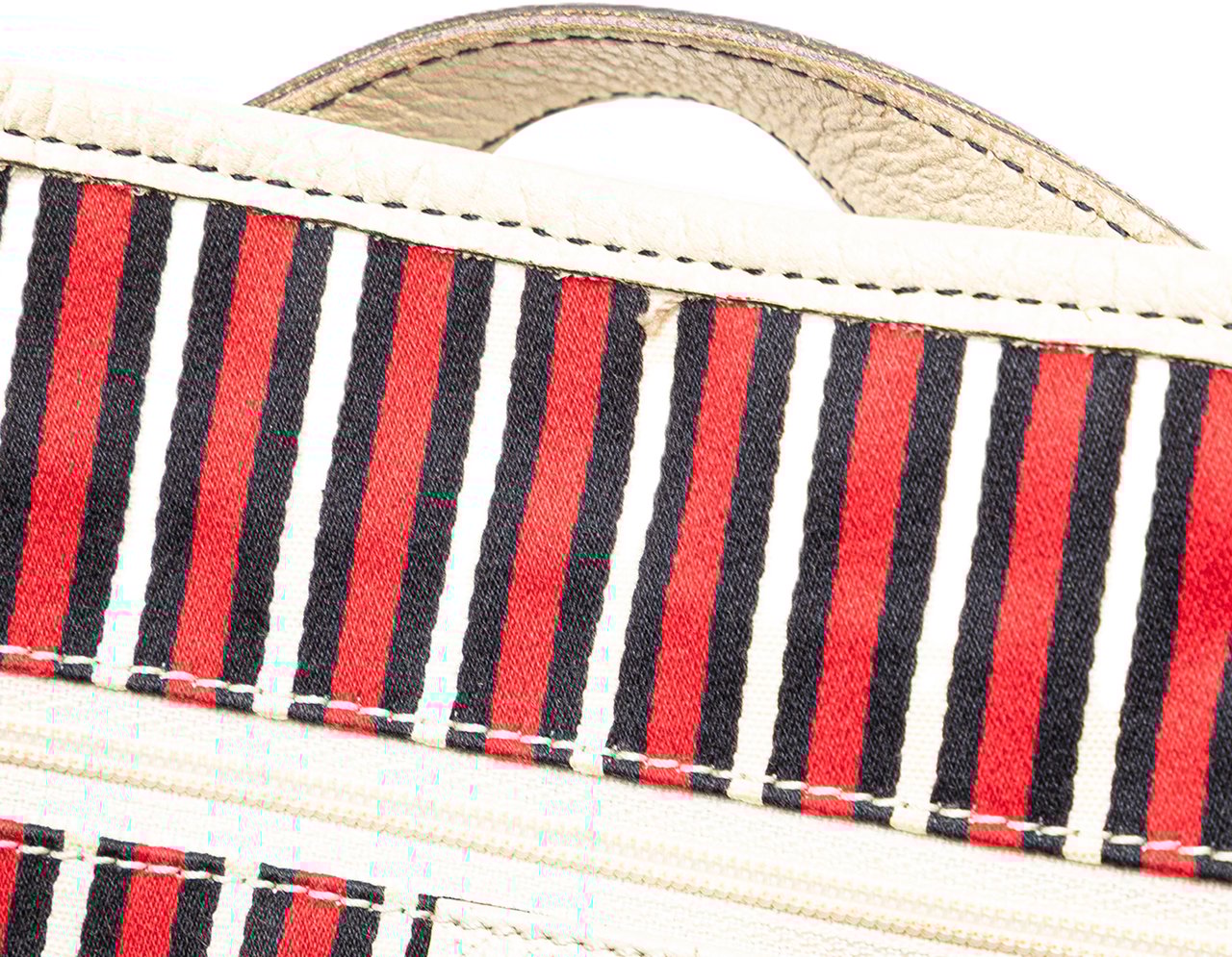 Gucci 85th Anniversary Canvas Logo Abbey D Ring Tote Blauw
