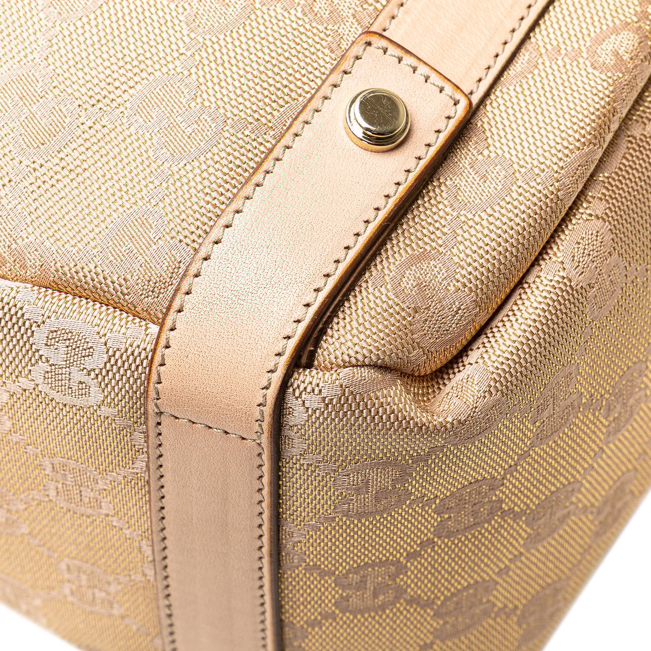 Gucci GG Canvas Abbey D Ring Tote Bruin