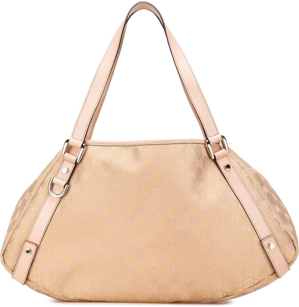 Gucci GG Canvas Abbey D Ring Tote Bruin