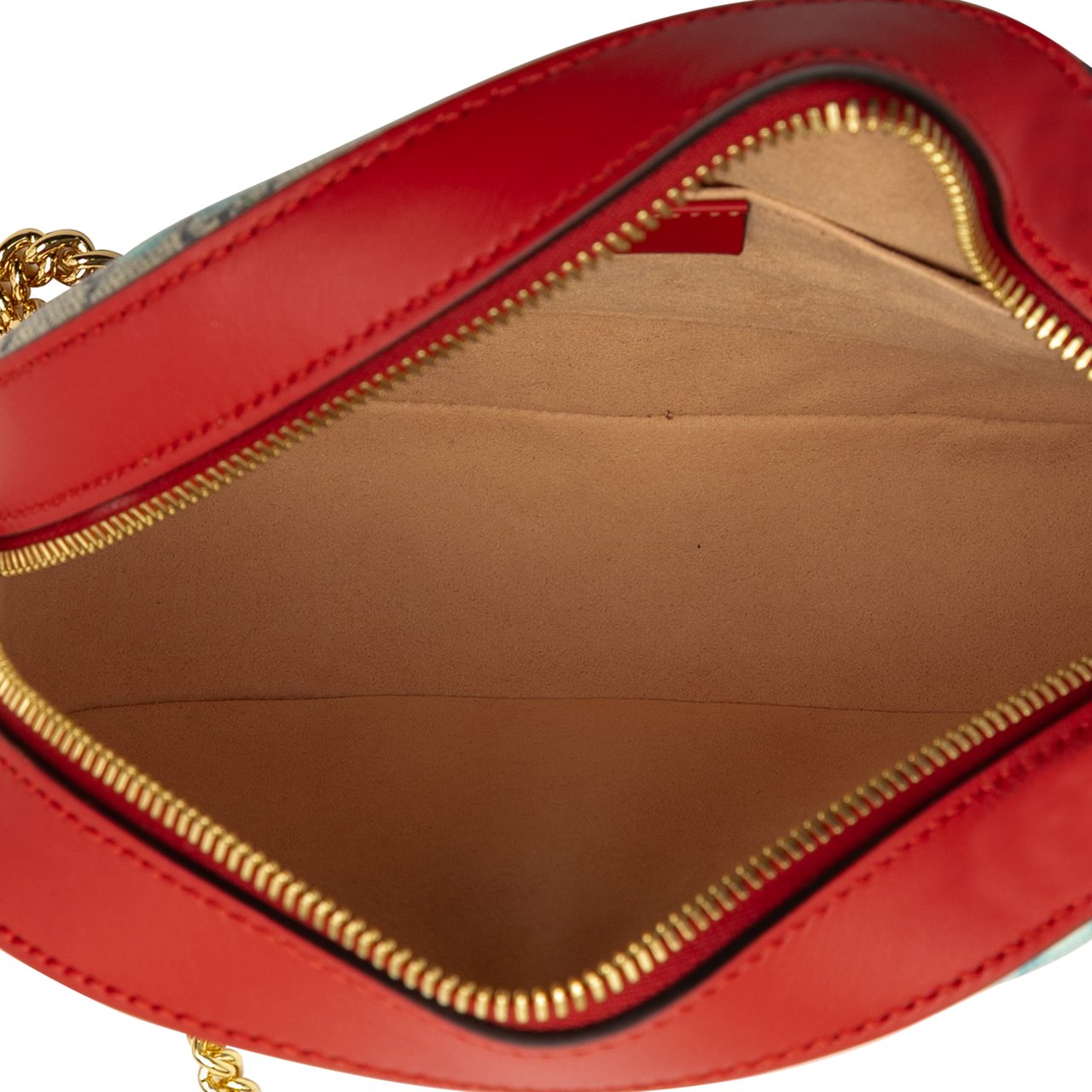 Gucci GG Supreme Blooms Chain Crossbody Bruin