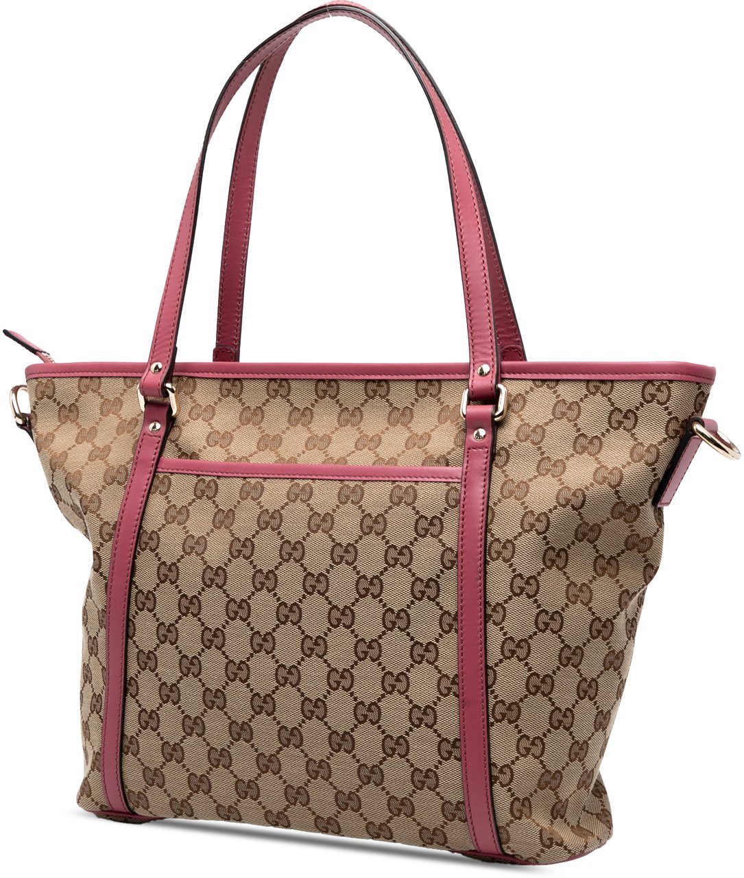Gucci GG Canvas Convertible Joy Tote Bruin