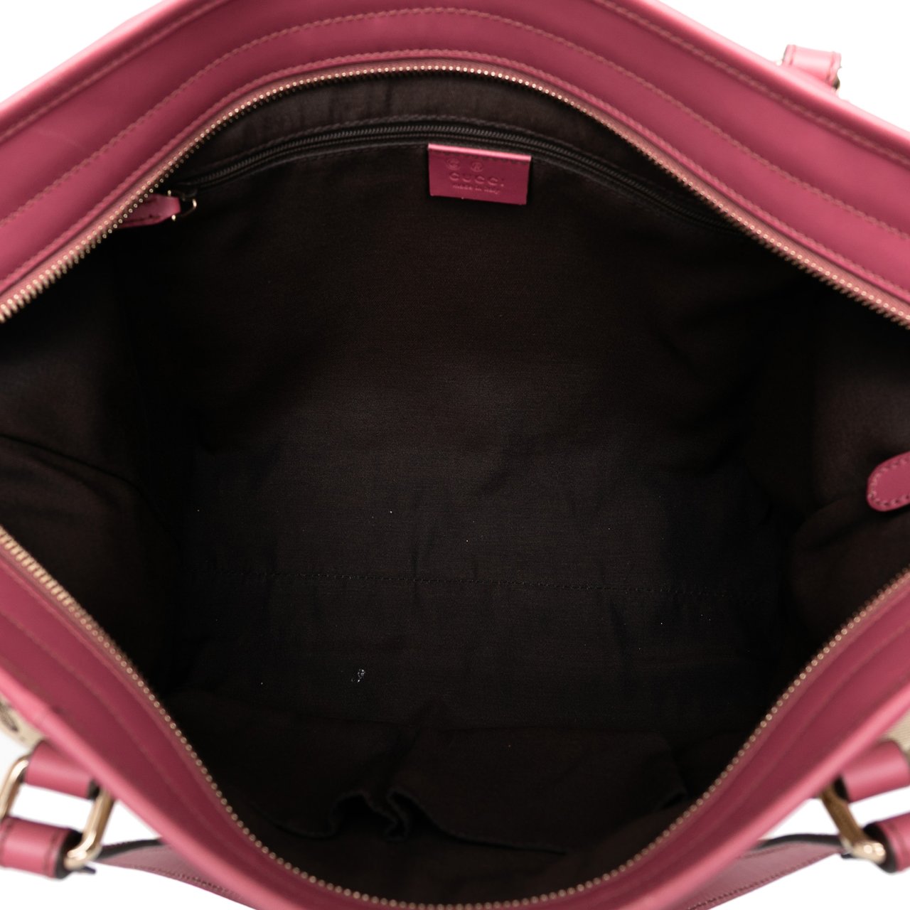 Gucci GG Canvas Convertible Joy Tote Bruin