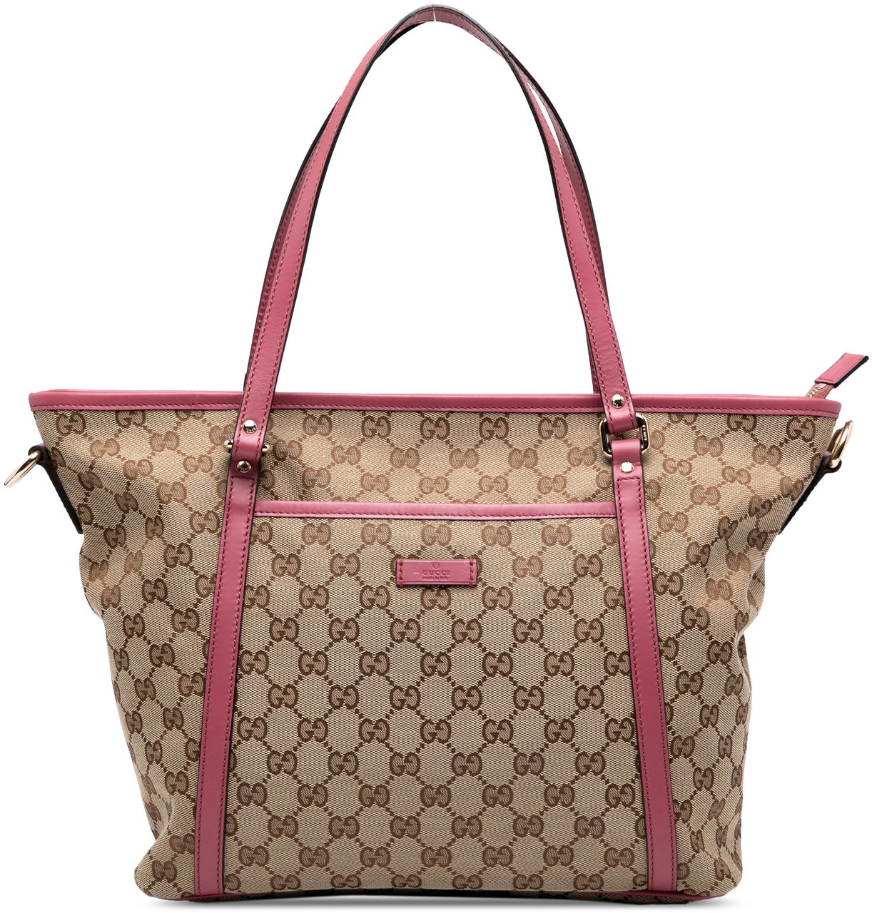 Gucci GG Canvas Convertible Joy Tote Bruin