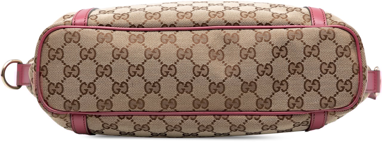 Gucci GG Canvas Convertible Joy Tote Bruin