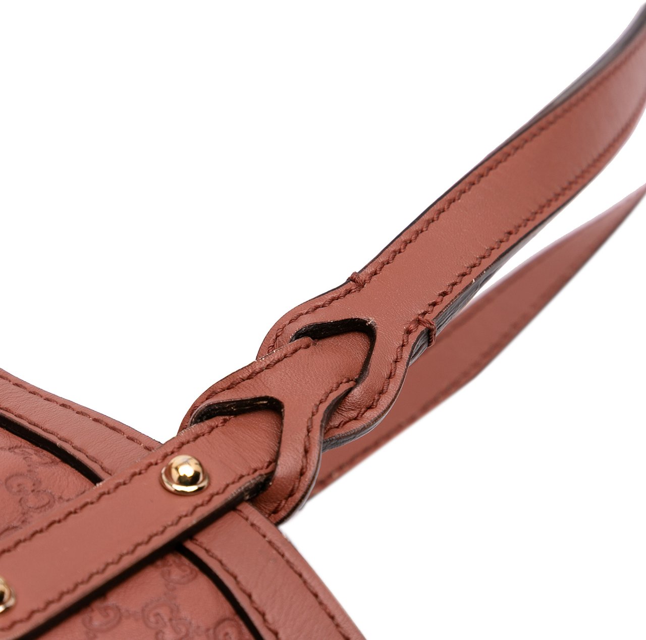 Gucci Medium Microguccissima Craft Tote Bruin