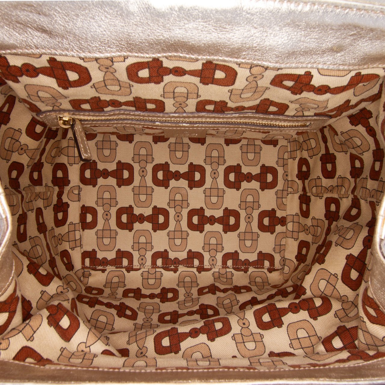 Gucci Metallic Guccissima Web Treasure Handbag Zilver