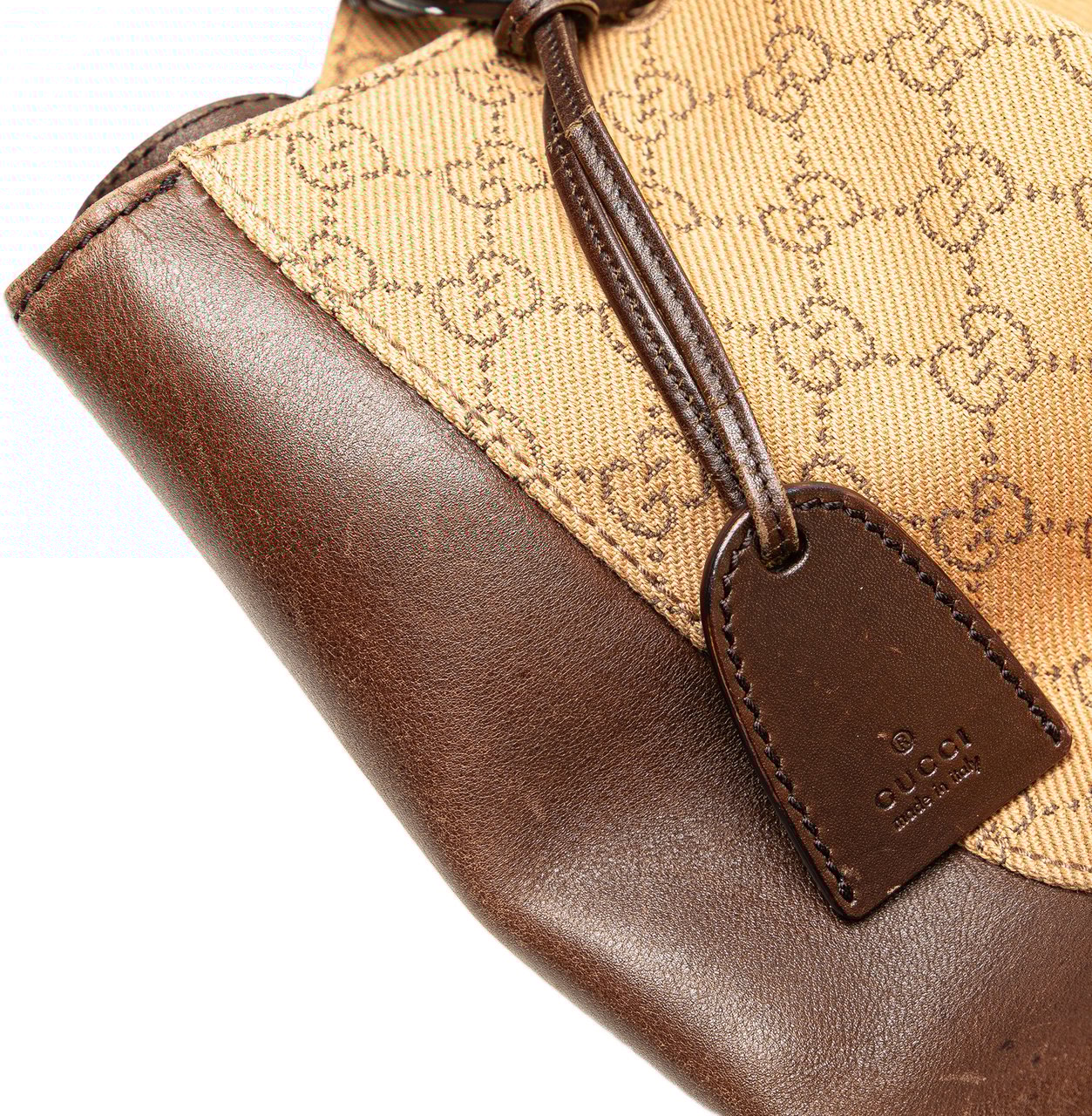 Gucci GG Denim Tote Bruin