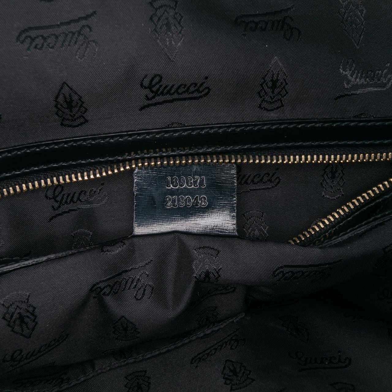 Gucci Dialux Pop Coated Canvas Bamboo Top Handle Bag Groen