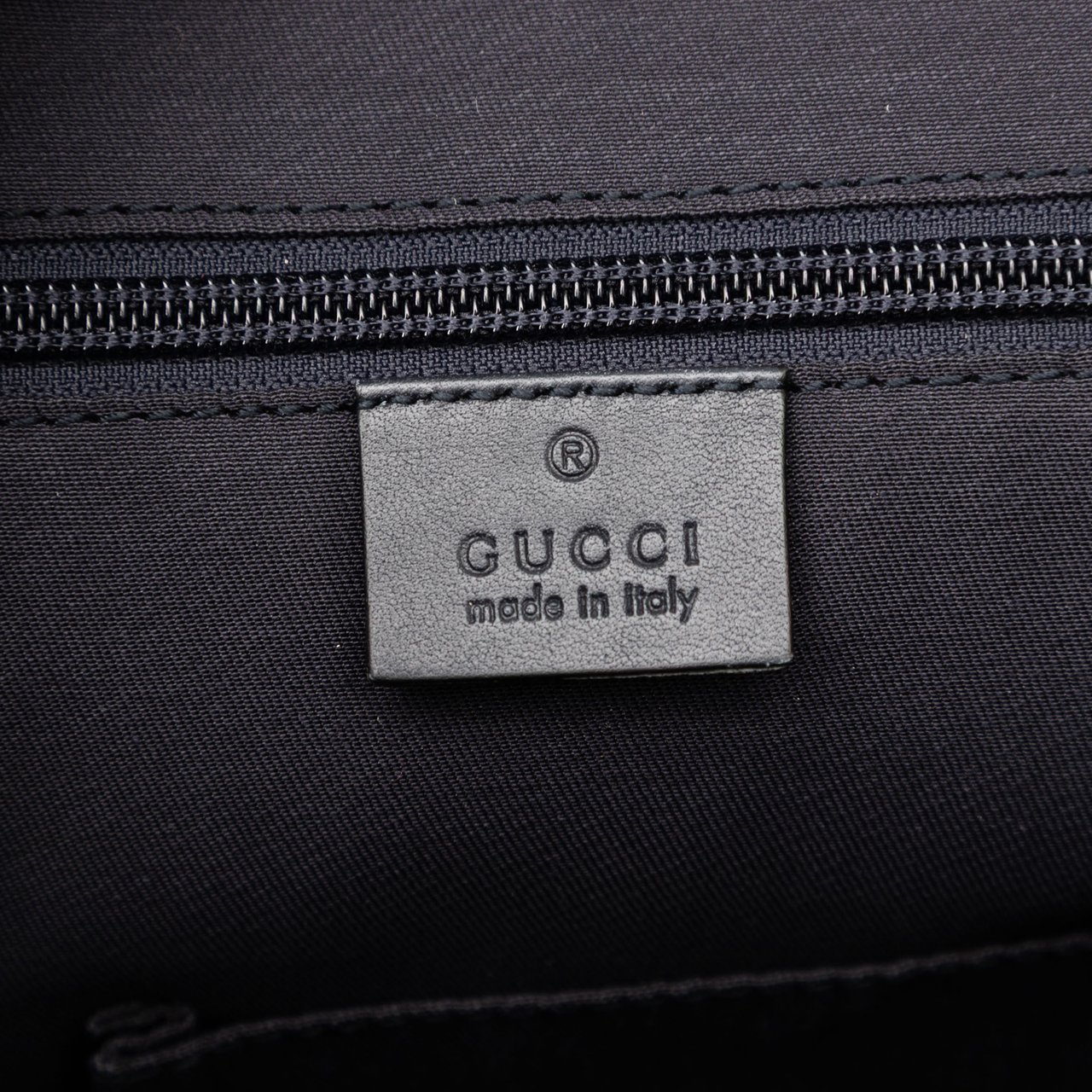 Gucci GG Canvas Web Briefcase Bruin
