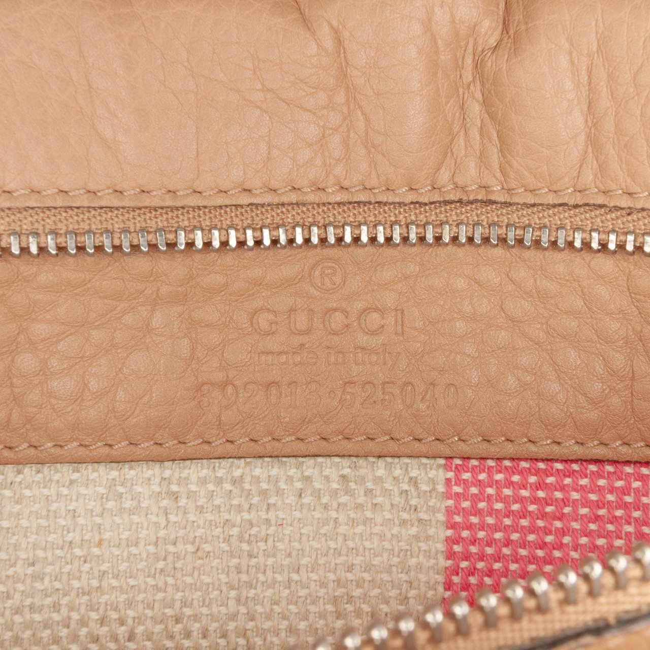 Gucci Medium Leather Bamboo Daily Satchel Bruin