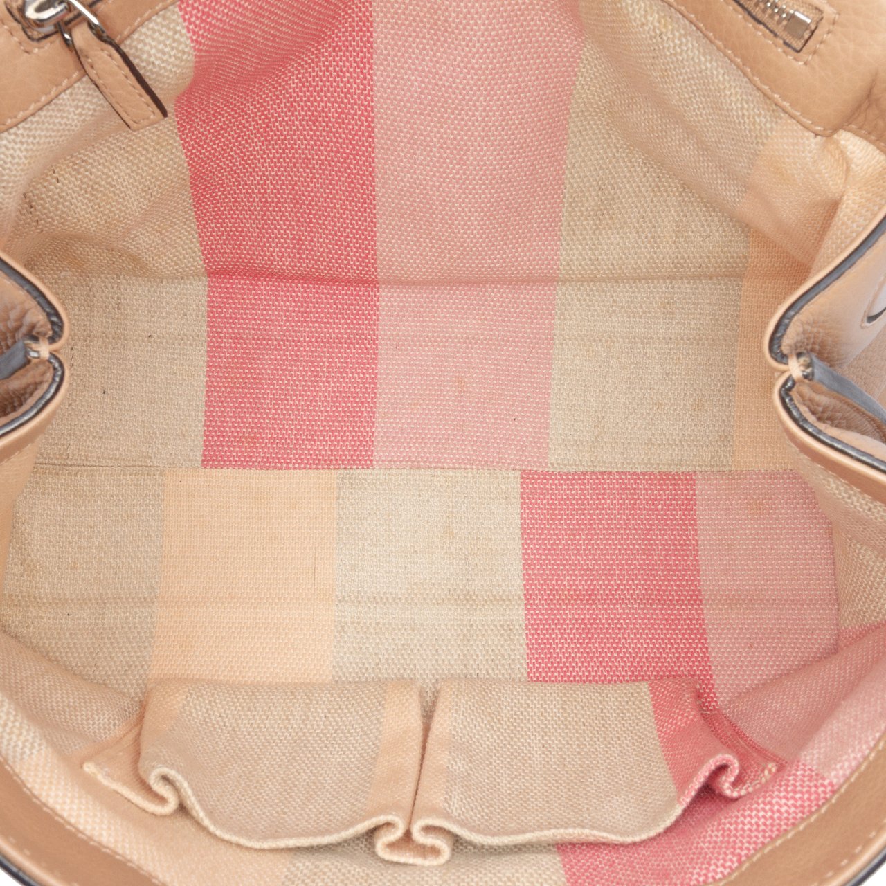 Gucci Medium Leather Bamboo Daily Satchel Bruin