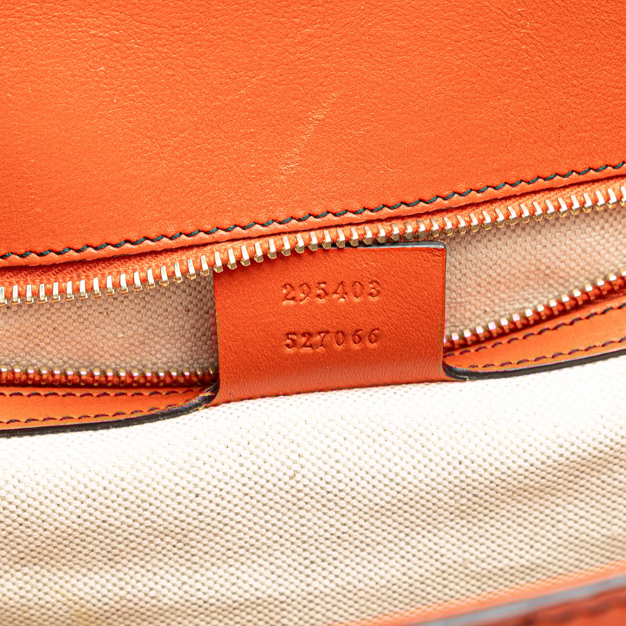 Gucci Large Guccissima Emily Shoulder Bag Oranje