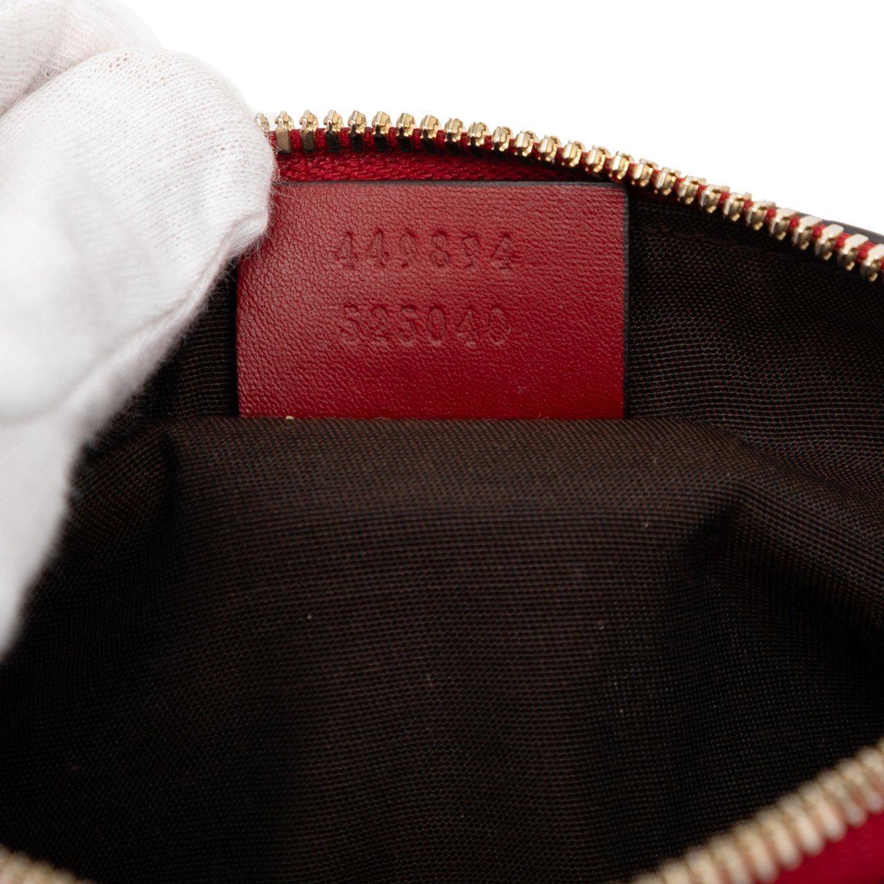 Gucci Guccissima Pouch Rood