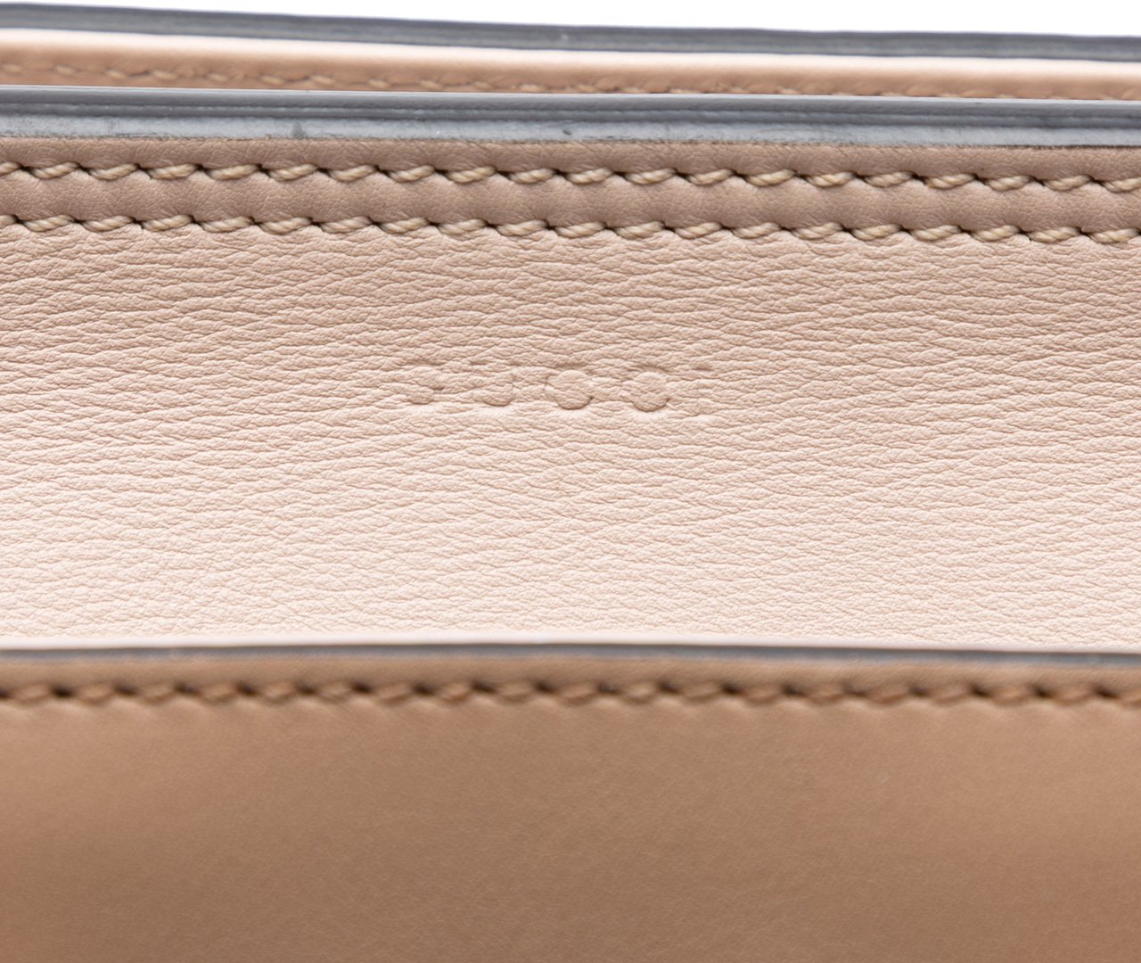 Gucci Leather Lady Bamboo Satchel Bruin