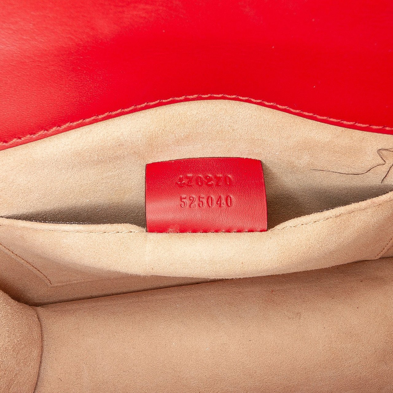 Gucci Mini Calfskin Sylvie Satchel Rood