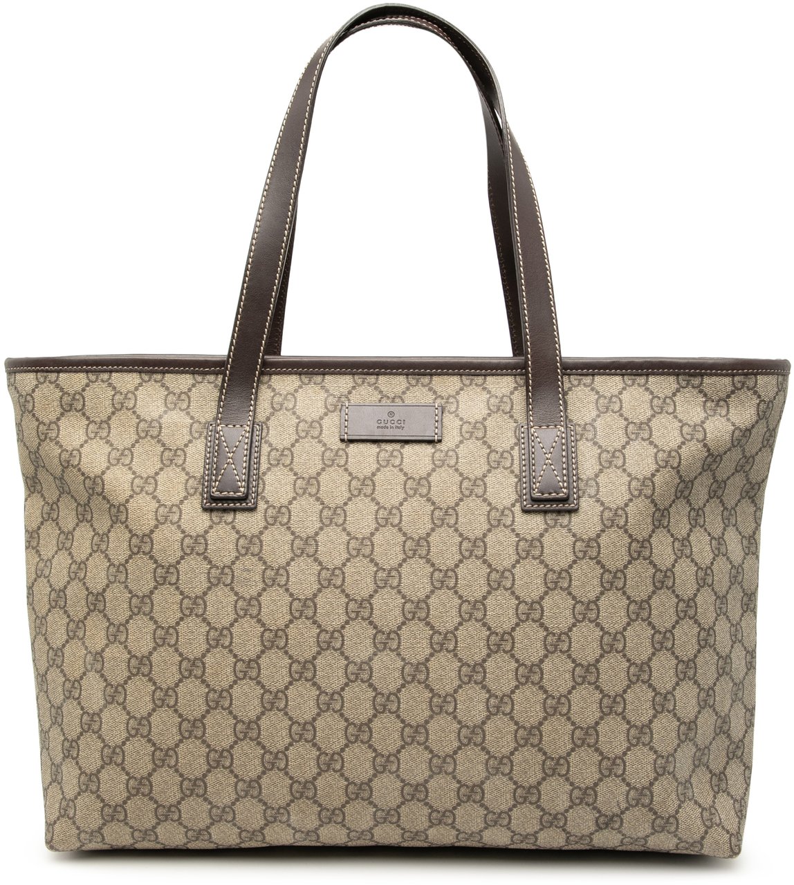 Gucci GG Supreme Tote Bruin