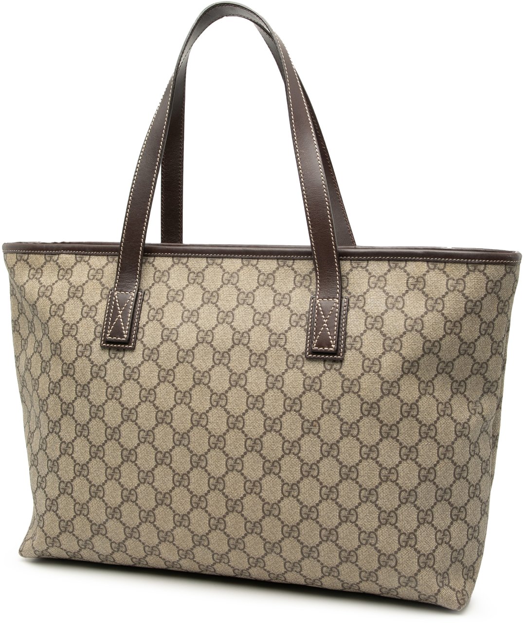 Gucci GG Supreme Tote Bruin