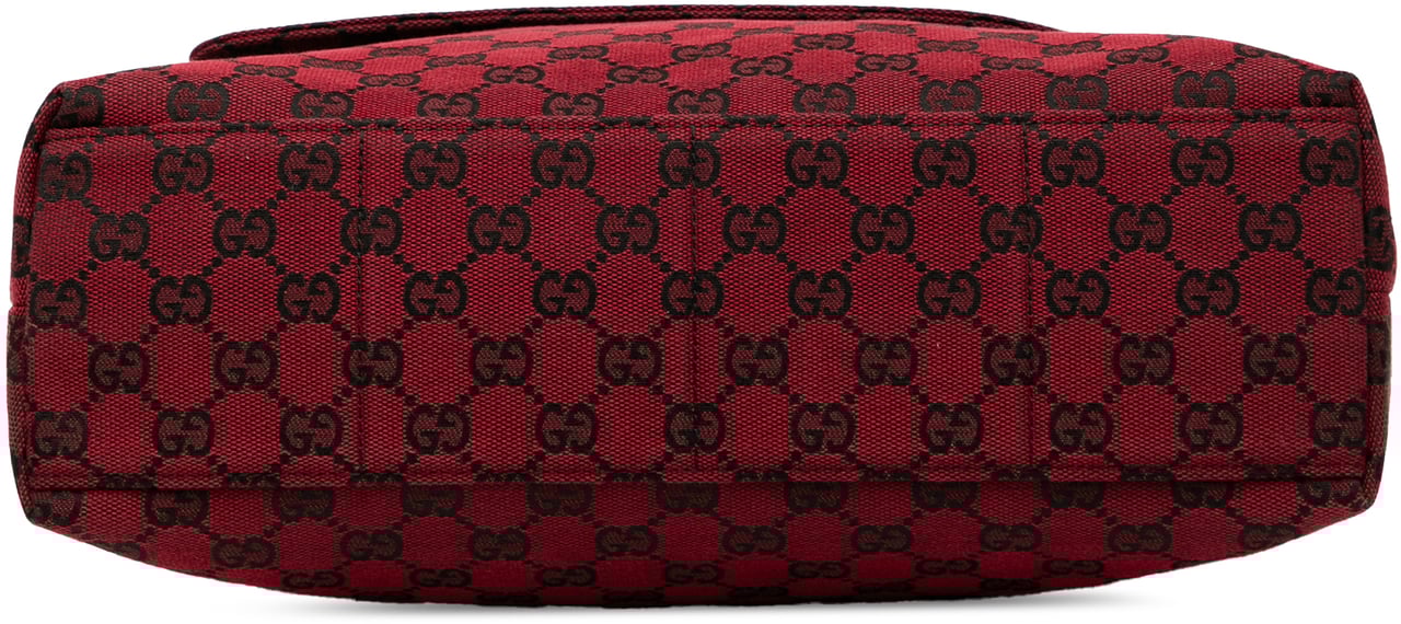 Gucci GG Canvas Messenger Bag Rood