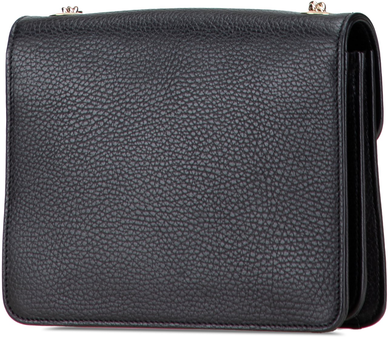 Gucci Small Dollar Calfskin Interlocking G Crossbody Zwart