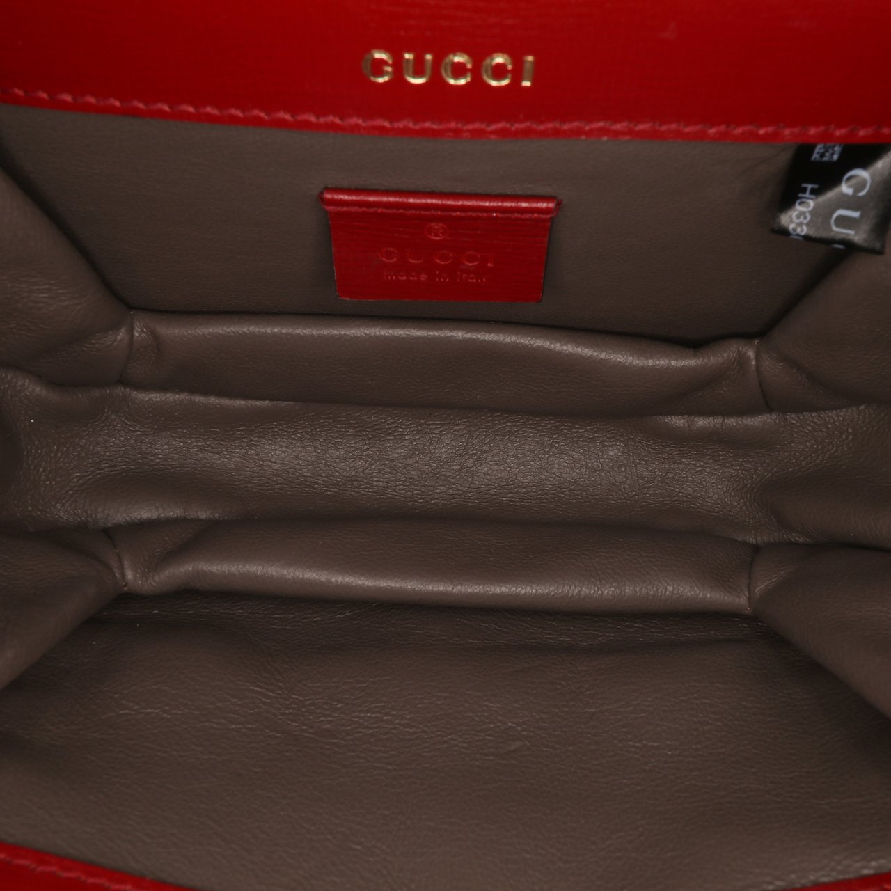 Gucci Mini Leather Sylvie 1969 Crossbody Rood