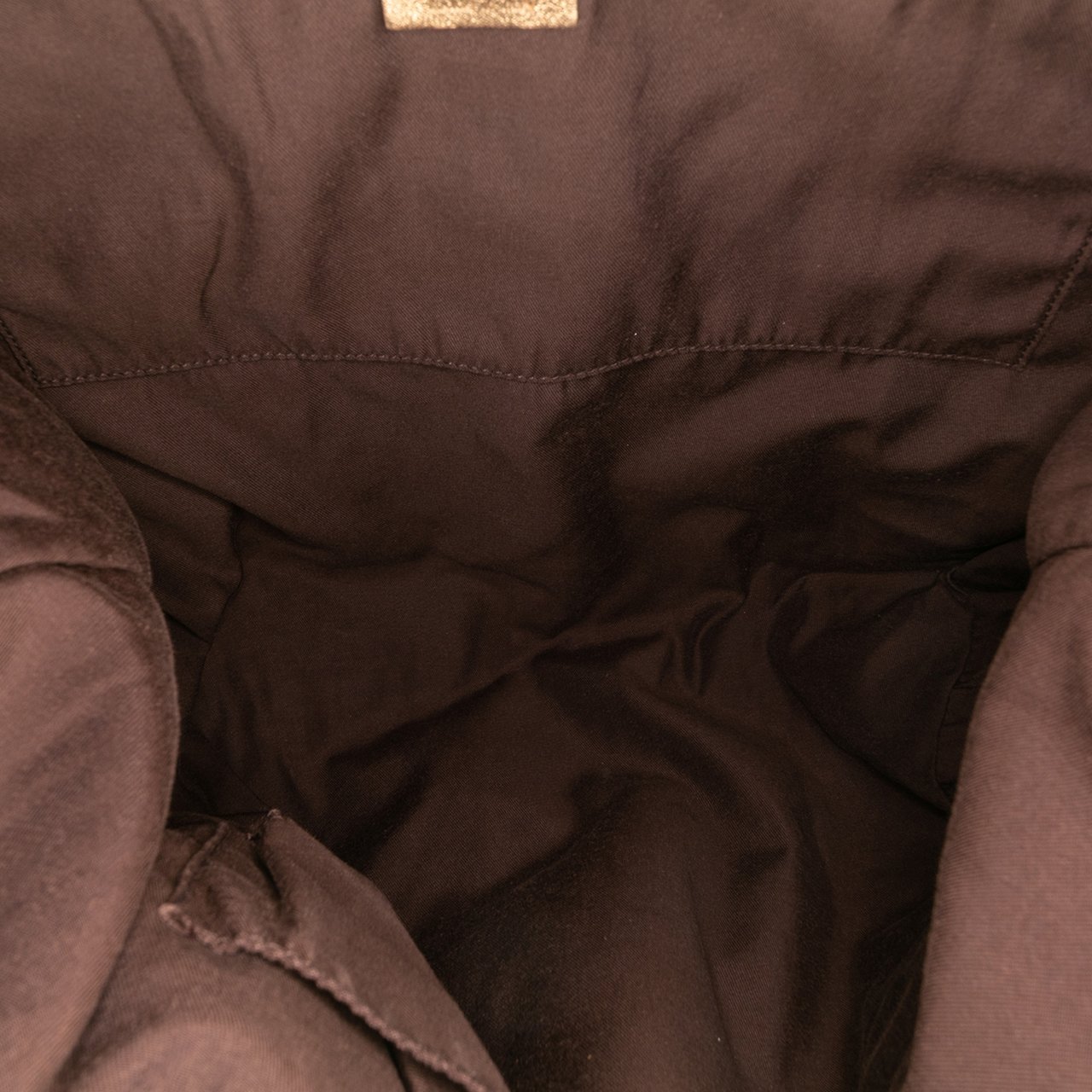 Gucci GG Canvas Web Tote Bruin