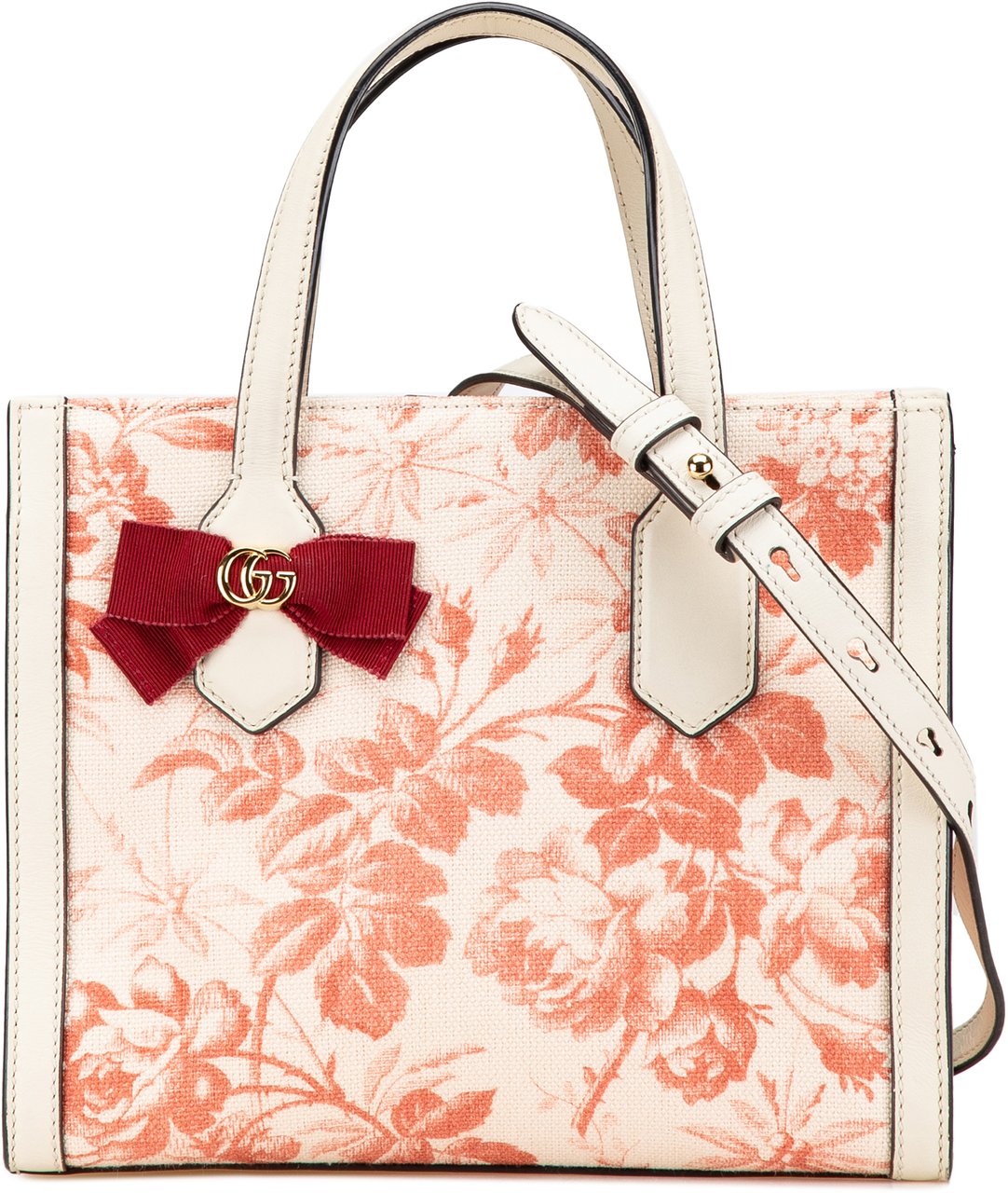 Gucci GG Ribbon Herbarium Satchel Roze
