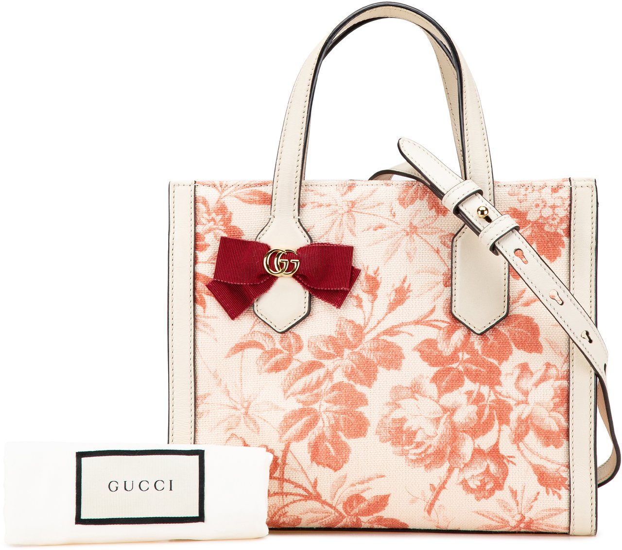 Gucci GG Ribbon Herbarium Satchel Roze