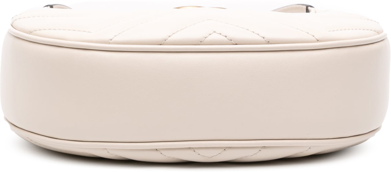 Gucci Mini GG Marmont Half Moon Bag Wit