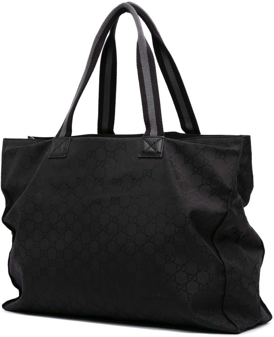 Gucci GG Nylon Web Tote Zwart