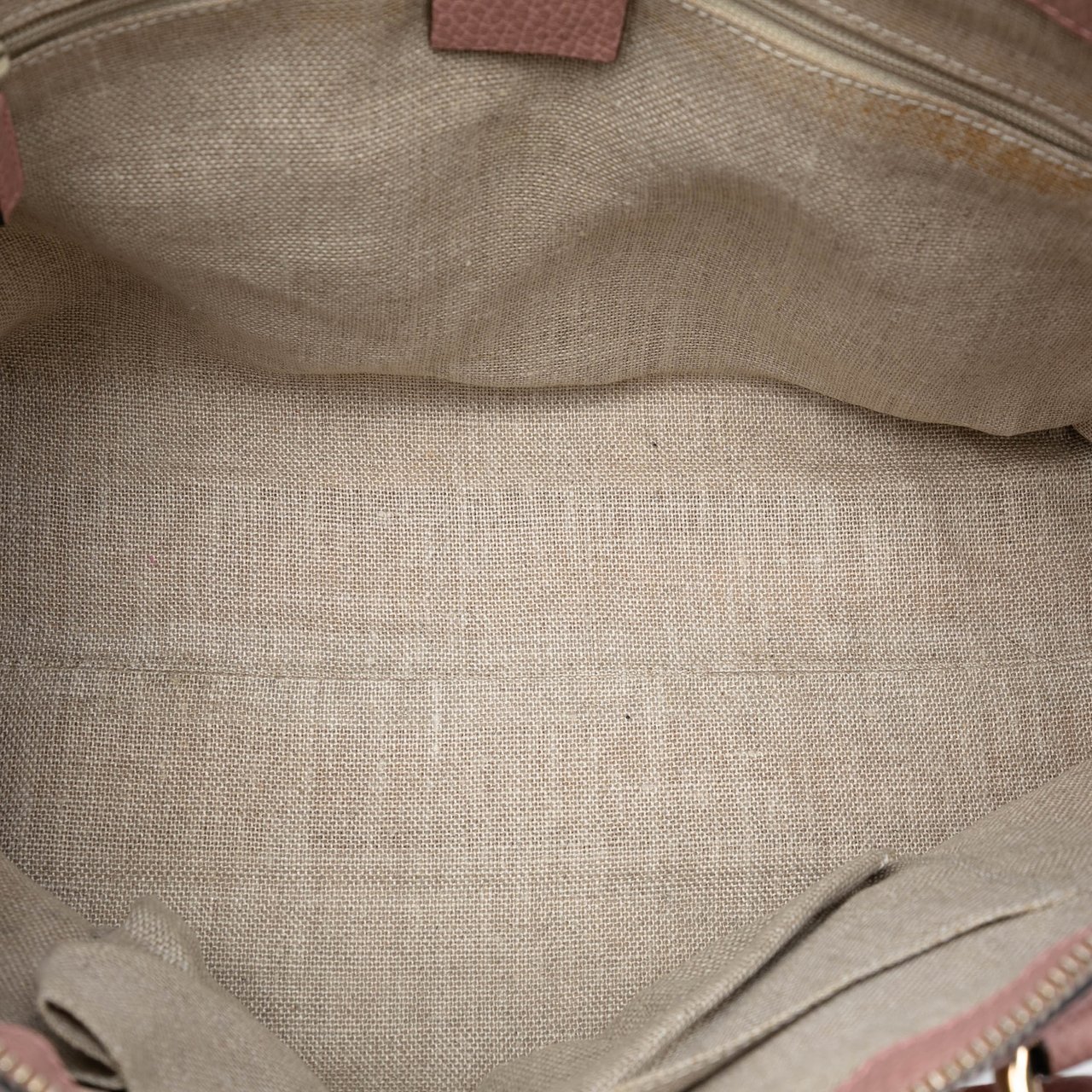 Gucci Dollar Calfskin GG Charm Satchel Roze