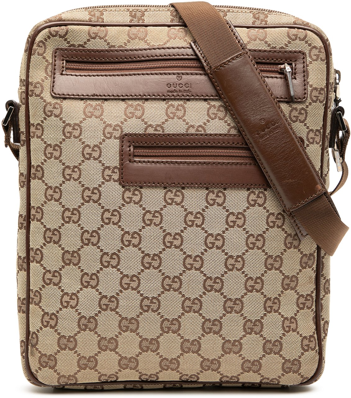 Gucci GG Canvas Crossbody Bruin