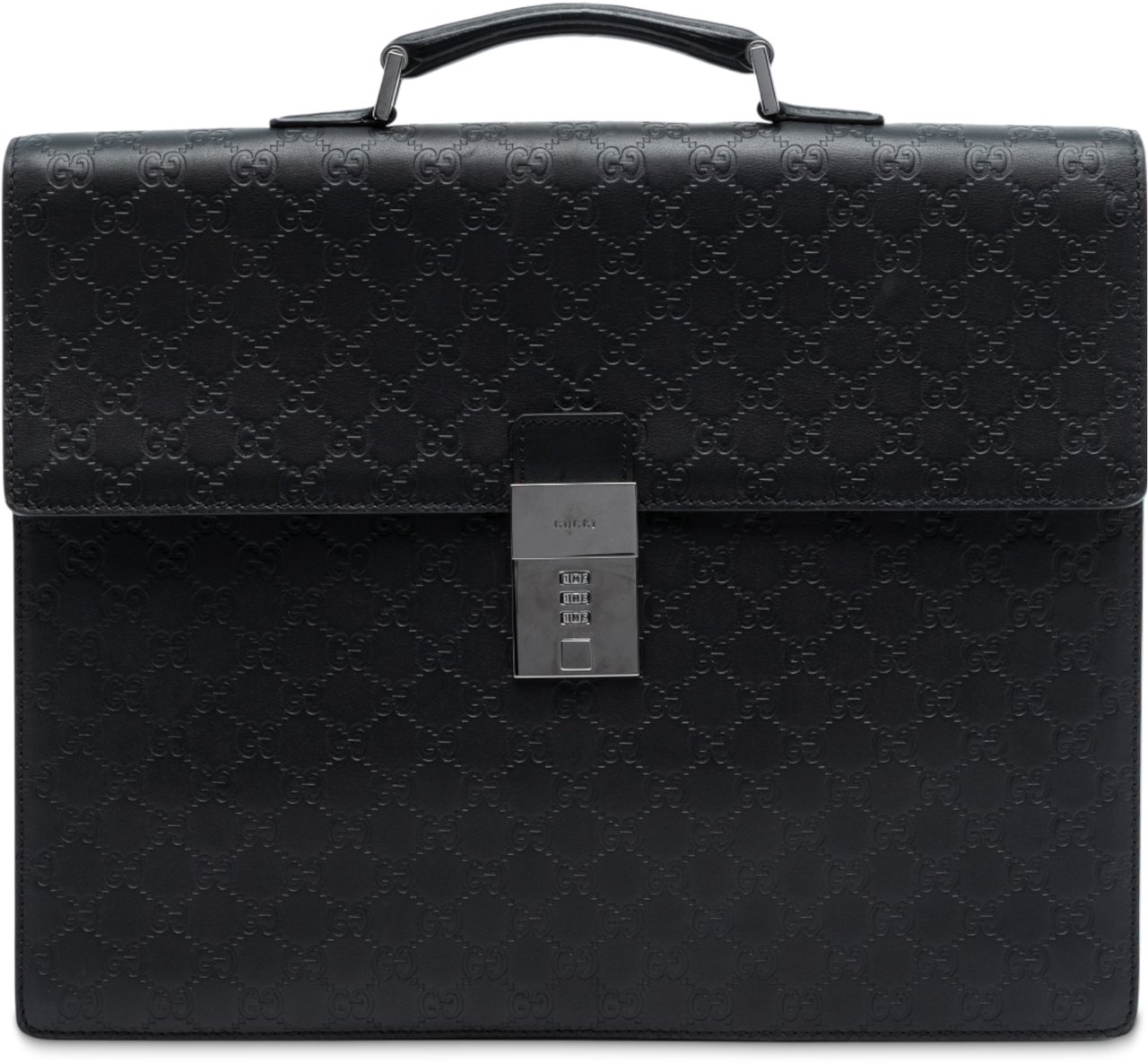Gucci Guccissima Briefcase Zwart