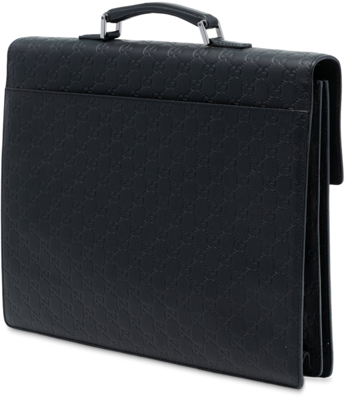 Gucci Guccissima Briefcase Zwart