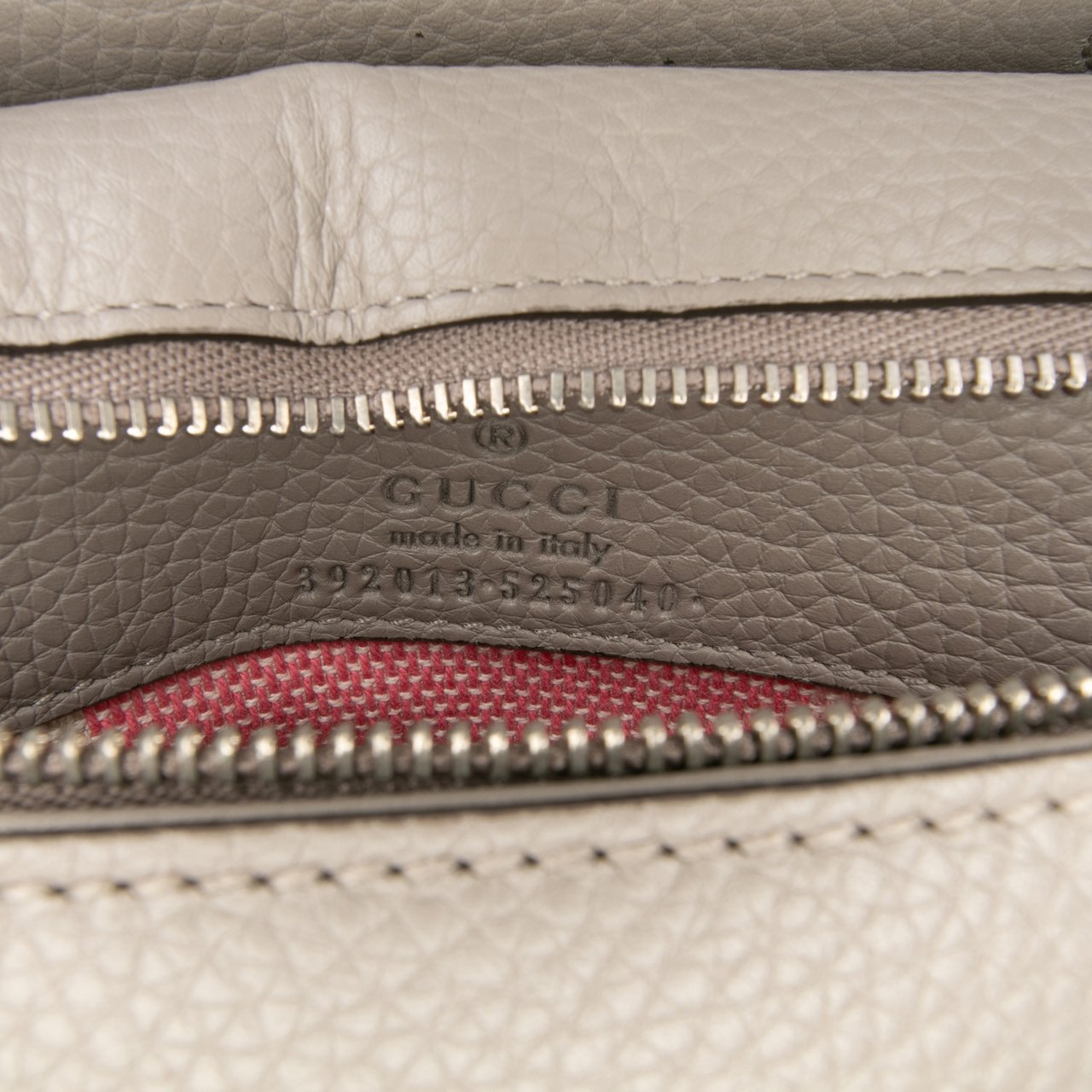 Gucci Medium Leather Bamboo Daily Satchel Bruin