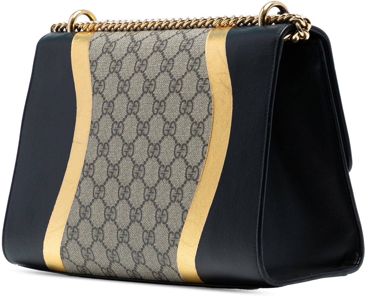 Gucci Large GG Supreme Osiride Padlock Crossbody Bruin