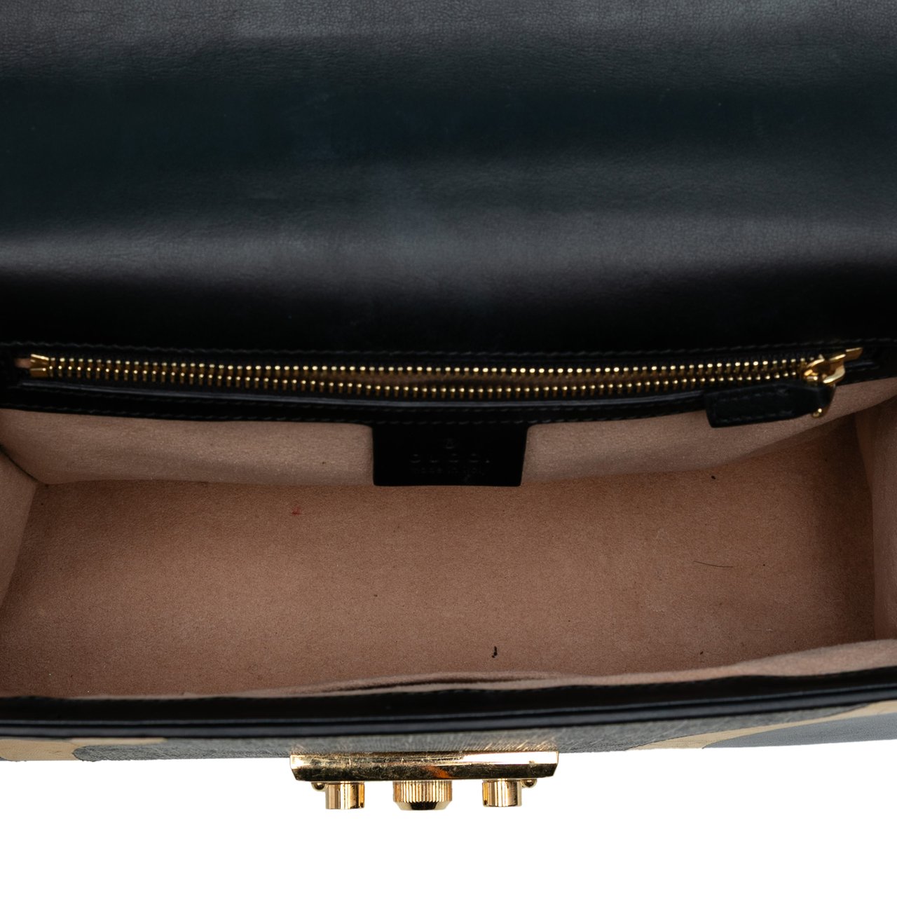 Gucci Large GG Supreme Osiride Padlock Crossbody Bruin