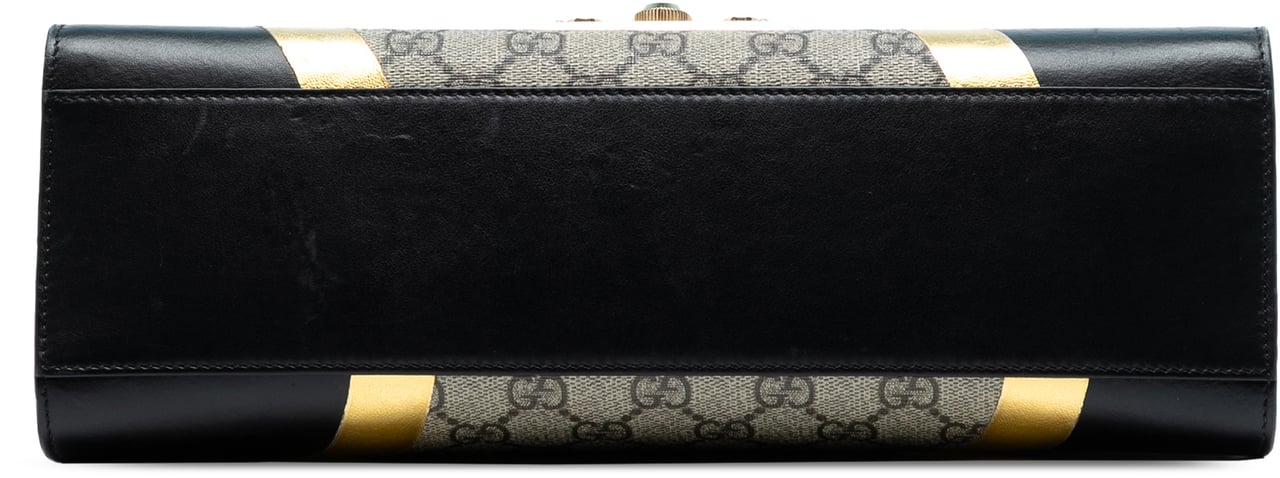 Gucci Large GG Supreme Osiride Padlock Crossbody Bruin