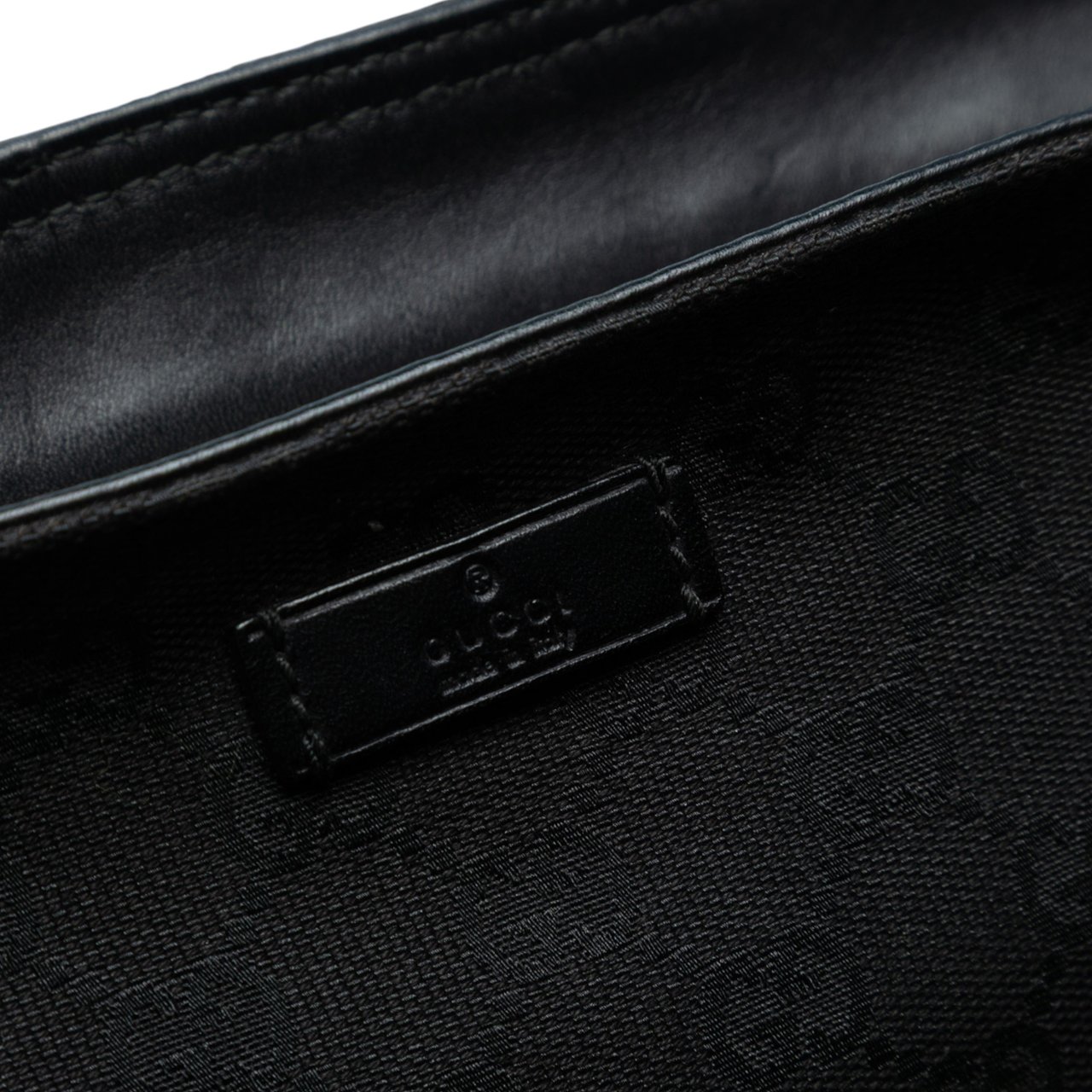 Gucci GG Canvas Web Crossbody Zwart