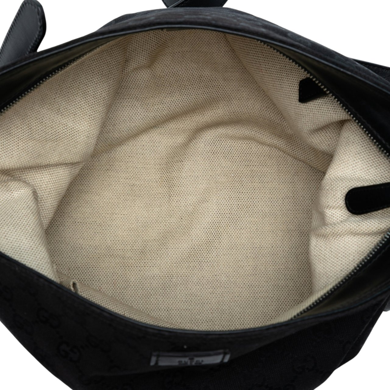 Gucci GG Canvas Web Crossbody Zwart