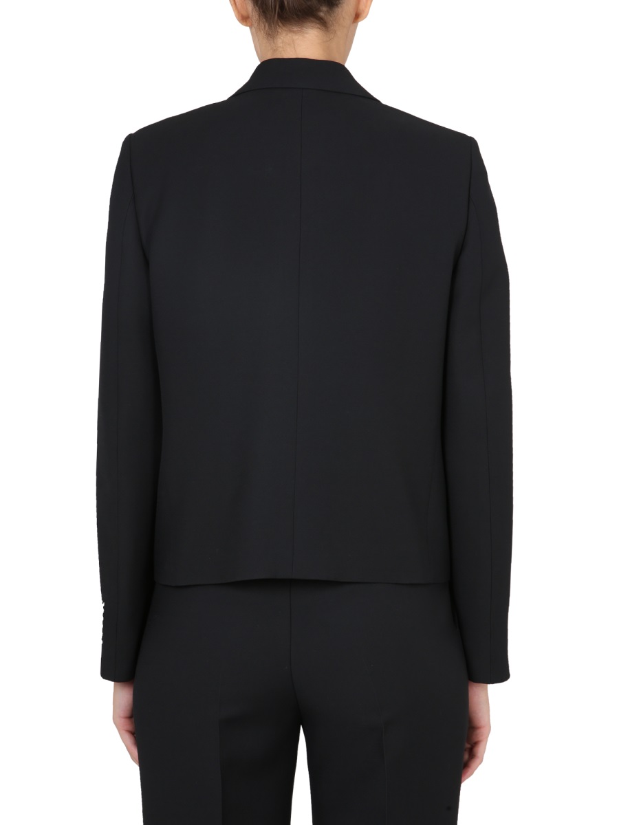 Gucci Single-Breasted Tailored Jacket with Lance Lapels Zwart