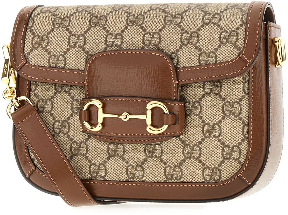 Gucci GG Supreme fabric mini Horsebit 1995 crossbody bag Divers