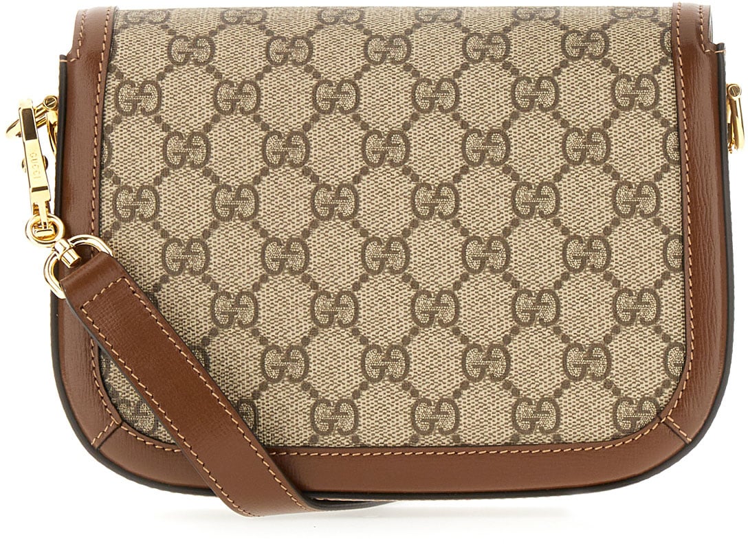 Gucci GG Supreme fabric mini Horsebit 1995 crossbody bag Divers