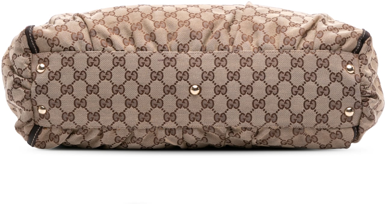 Gucci GG Canvas Abbey D Ring Tote Bruin