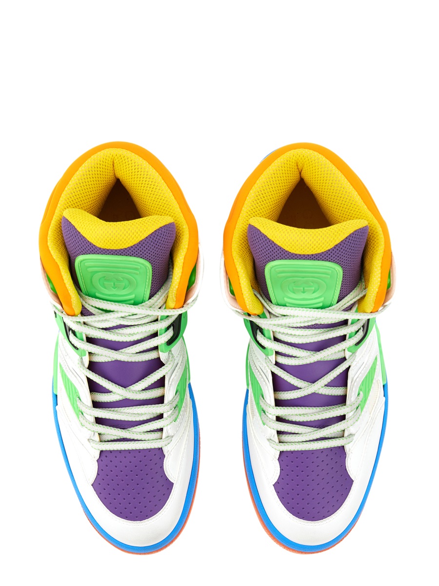 Gucci Low-Height Basketball Sneakers with 2.5 cm Rubber Sole Wit