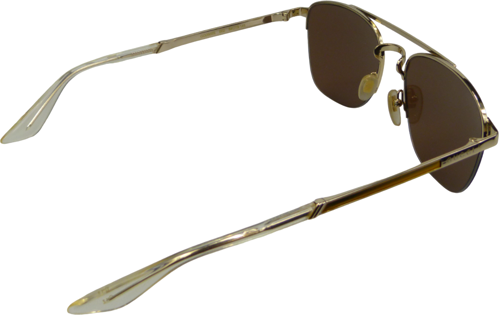 Gucci Occhiali da Sole dorati GG0985S Goud