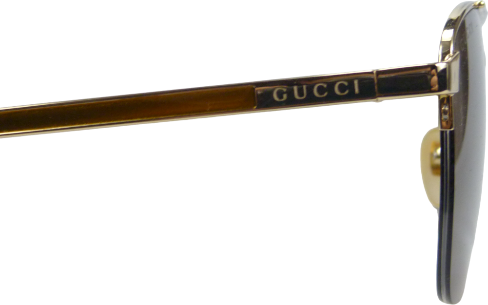 Gucci Occhiali da Sole dorati GG0985S Goud