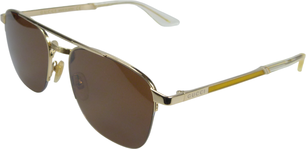 Gucci Occhiali da Sole dorati GG0985S Goud